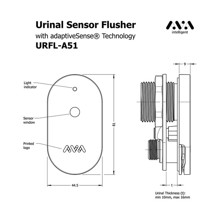 Urinal Technical Drawing-1